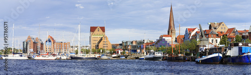Stadtpanorama von Rostock