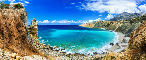 wild beautiful beaches of Greece - Akrotiri bay in Karpathos island