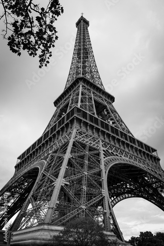 Eiffel Tower in Black and white