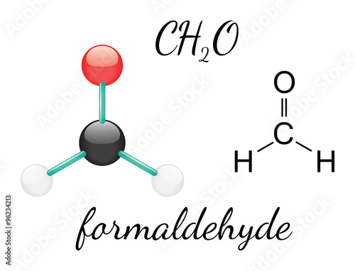 H2CO formaldehyde molecule