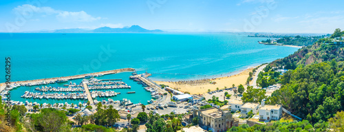 The haven of Sidi Bou Said, Tunisia