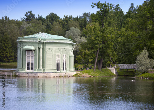 Venus pavilion in park, 1793 year. Gatchina. Petersburg. Russia.