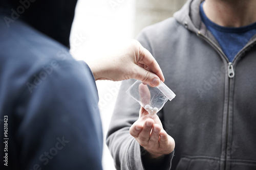 Man Buying Drugs On The Street