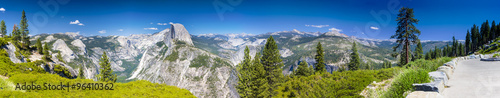 Yosemite National Park Panorama Taken from Observing Point. California,USA