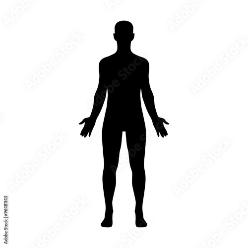 Male human body belonging to an adult man