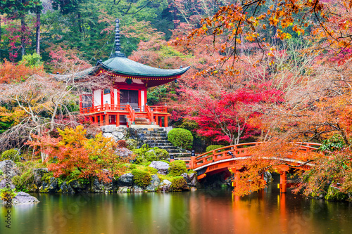 Kyoto, Japan at Daigoji Temple in Autumn.