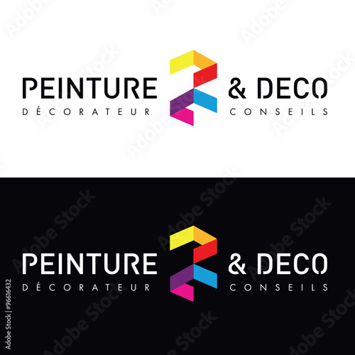 peintre peinture decorateur decoration logo