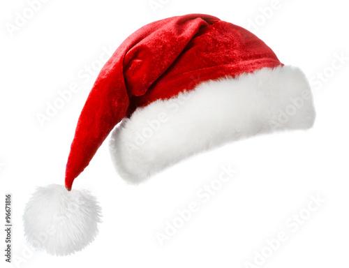 santa hat isolated on white background