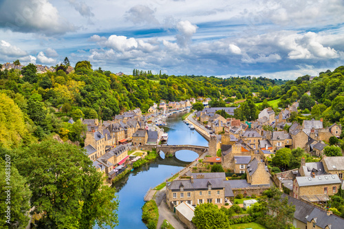 Historic town of Dinan, Bretagne, France