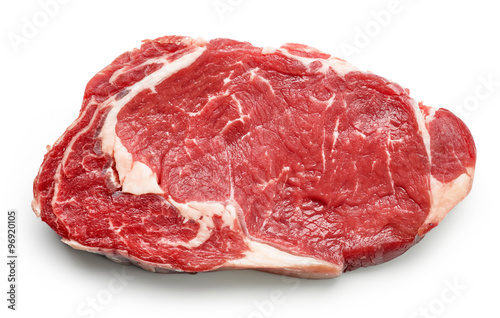 fresh raw beef steak