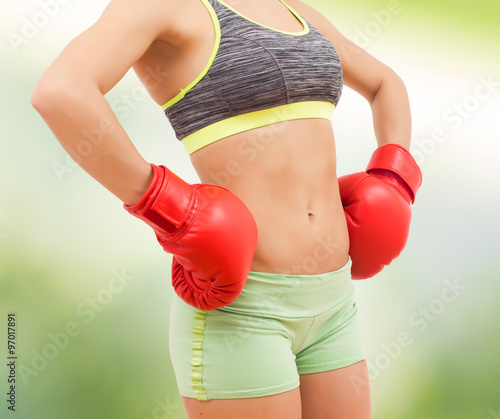 Fitness Slim Sporty Woman Body