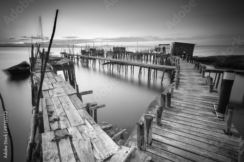 A peaceful ancient pier