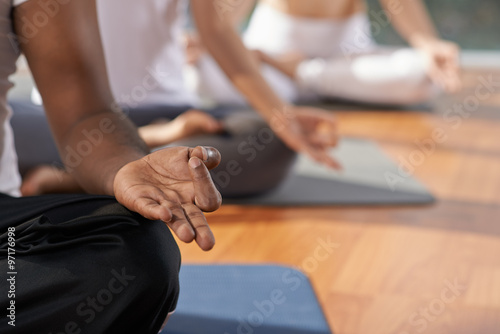 Meditation and yoga concept