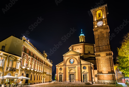 Basilica di San Magno and Palazzo Municipale in Legnano - Italy