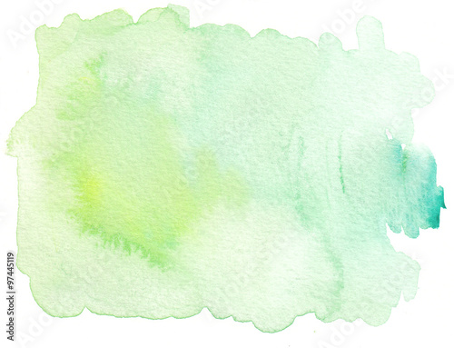 plain green tones watercolor textures background