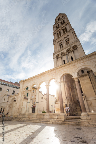 UNESCO world heritage site in Split, Dalmatia, Croatia