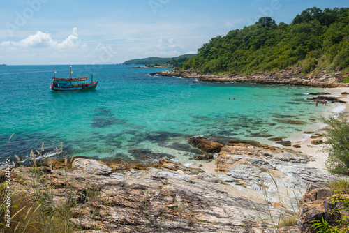 Rocky coast of Ko Samet island