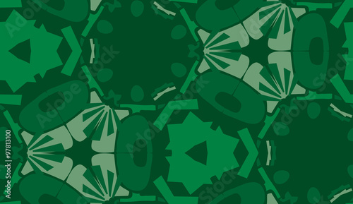 Repeating Green Wallpaper Pattern