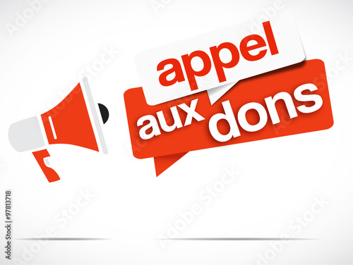 mégaphone : appel aux dons