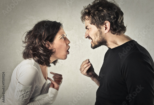 Arguing couple