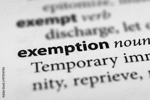 Exemption