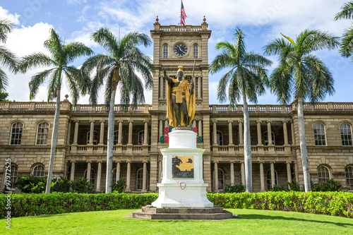King Kamehameha statue in Honolulu