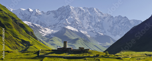 Mountain panorama in Georgia
