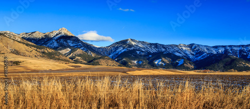 Bridger Mountain Range.