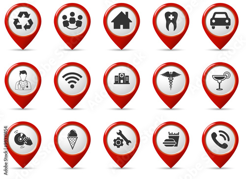 Locator / Icon / Web / Button 