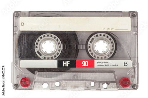 Vintage transparent cassette