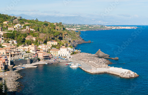 The small sea village of Santa Maria la Scala (near Catania) in Sicily