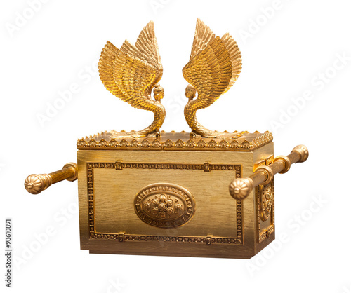 vintage gold chest