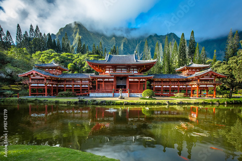 Byodo-In Temple at the Valley of the Temples