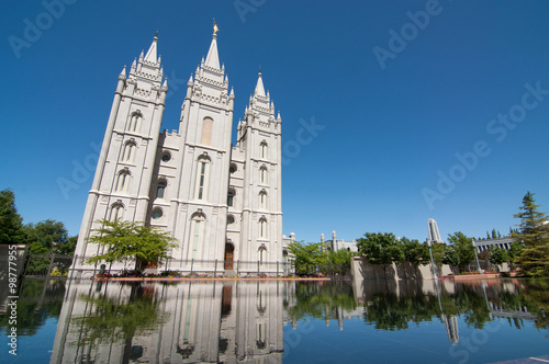 Mormon Temple in Salt Lake City Utah 