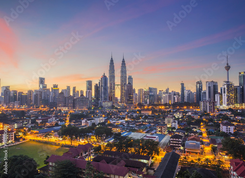 KUALA LUMPUR, MALAYSIA - December 27, 2015; Kuala Lumpur, the ca