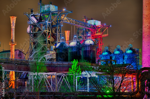 Landschaftspark Duisburg Nacht