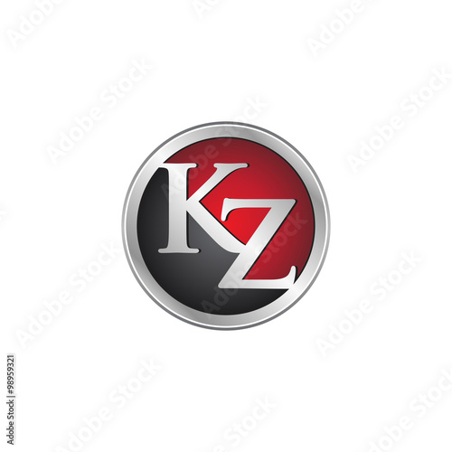 KZ initial circle logo red