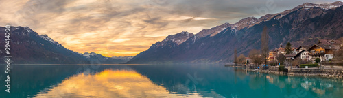 Sunset at Lake Brienz, Switzerland