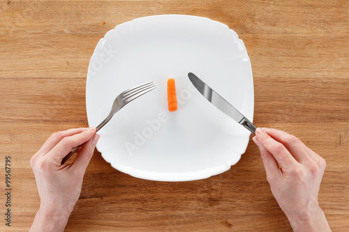 Concept of dieting, healthy eating