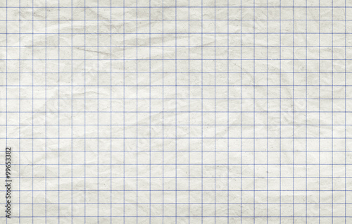 Old squared paper sheet, seamless background texture