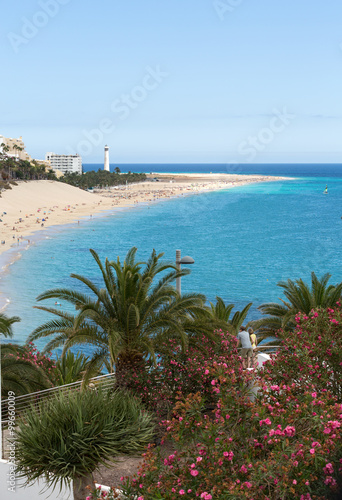 Beach of Morro Jable, Canary Island Fuerteventura, Spain