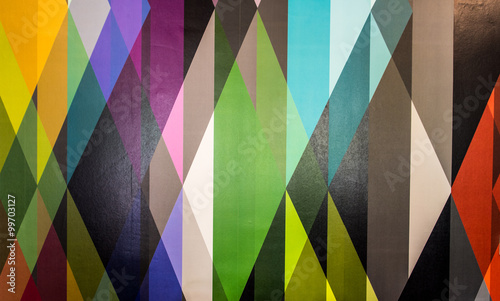 Colourful triangles abstract pattern geometric shapes