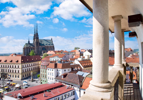 Cathedral of Saints Peter and Paul, Petrov, town Brno, Moravia, Czech republic