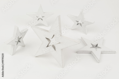 five white stars