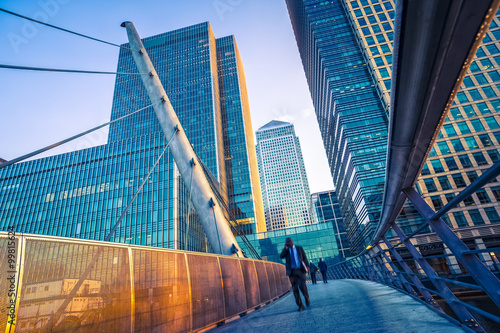 Businessman in financial district