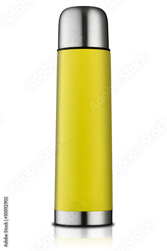 Yellow thermos flask