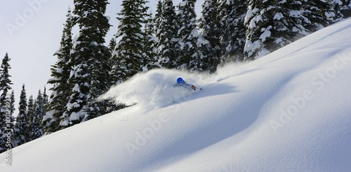 Perfekter Schwung im Pulverschnee