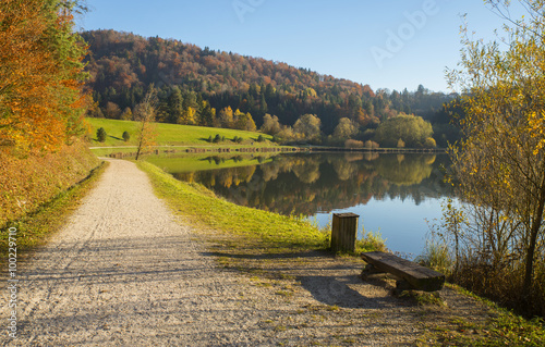 Gradisko lake, Lukovica, Slovenia