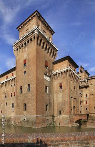 Castle of St. Michael - Castello Estense in Ferrara. Italy