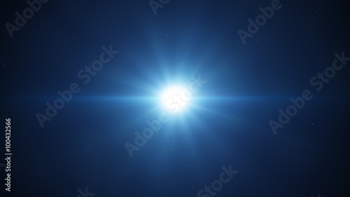 blue light background